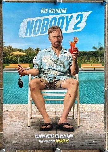 NOBODY 2 -2025- Original 27x40 Advance B MOVIE POSTER-BOB ODENKIRK, SHARON STONE _ eBay